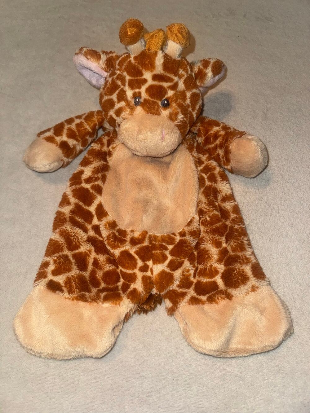 Baby Ganz Jamie Giraffe Flat-A-Pat Lovey Security Blanket Lovie Plush